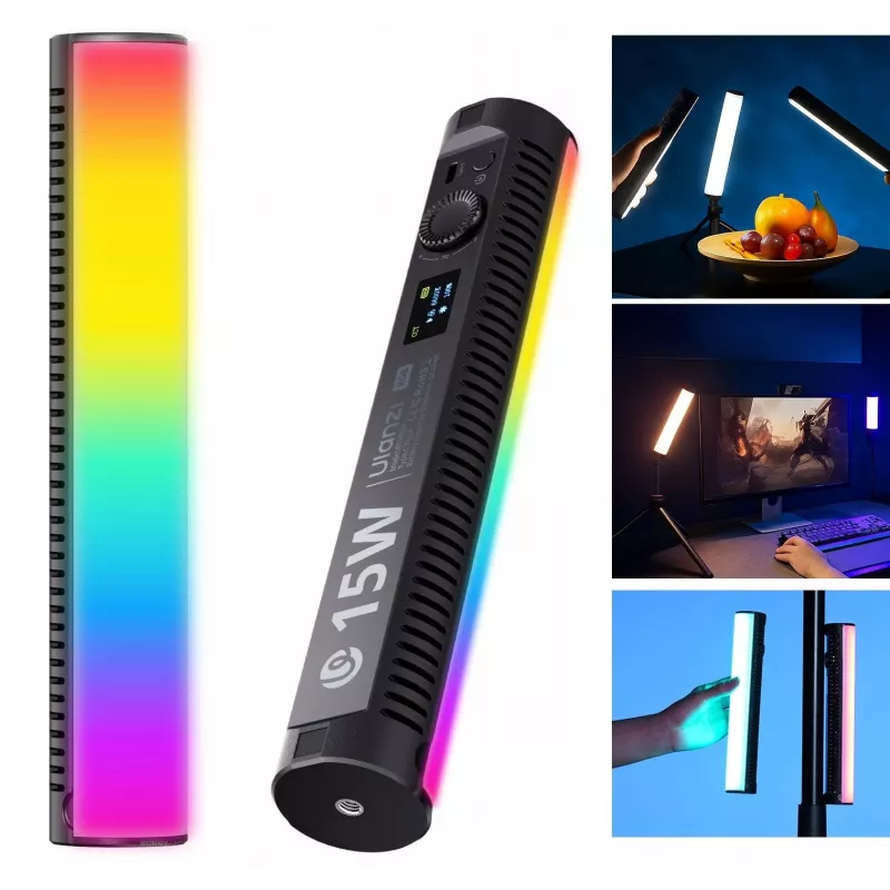 Ulanzi B15RGB 15W LED Tube Light con modos RGB y CCT