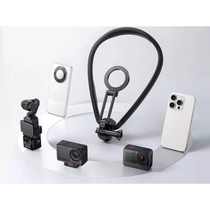 ULANZI MG14 Soporte magnético de cuello POV para móvil GoPro DJI Insta360