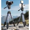ULANZI TT39 trípode de aluminio de 155 cm con soporte para móvil para DSLR, cámaras sin espejo, smartphone