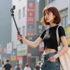 ULANZI MT90 trípode palo selfie 2 en 1 con enganche rápido para smartphone y cámara, negro