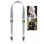 ULANZI CSS1 correa de cuello anti-enredos con cierre rápido U-snap para cámara DSLR, 60 kg, plata