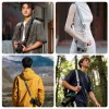 ULANZI CSS1 correa de cuello anti-enredos con cierre rápido U-snap para cámara DSLR, 60 kg, plata