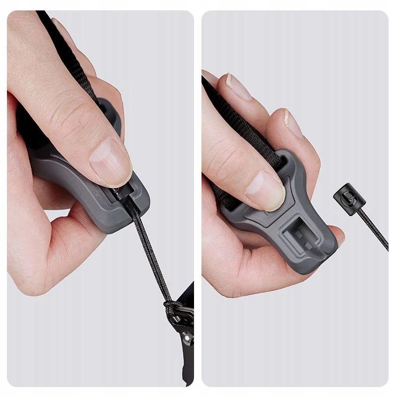ULANZI CSS1 correa de cuello anti-enredos con cierre rápido U-snap para cámara DSLR, 60 kg, plata