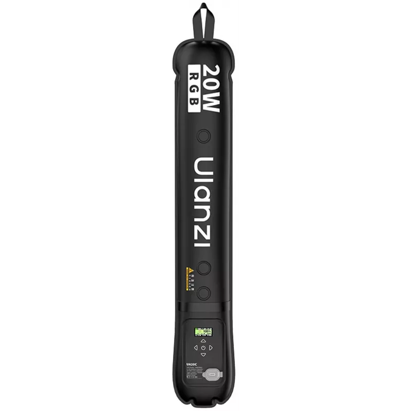 Ulanzi UA20C luz LED de vídeo RGB, 1800K-10000K, 10W, pantalla OLED