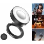 ULANZI ML05 luz LED de vídeo magnética con espejo, compatible con MagSafe, 2500K-9000K, 3W, negro