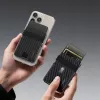 ULANZI ML25 soporte cartera MagSafe 2 en 1 tarjetero y soporte para teléfono para iPhone - negro