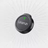 ULANZI A21 set de micrófono lavalier inalámbrico con estuche de carga, 2 transmisores, receptor USB-C, alcance 100 m, negro