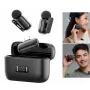ULANZI A200 mini mic set de micrófono lavalier inalámbrico - 2 transmisores, USB-C, alcance 100m, negro