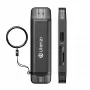 ULANZI CR3 lector de tarjetas SD/MicroSD/USB 3 en 1 con conectores USB-C y USB-A