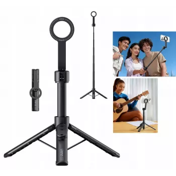 ULANZI SK26 palo selfie trípode MagSafe 2 en 1 113cm negro