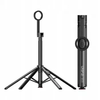ULANZI SK-21 Trípode y Selfie Stick 2 en 1 de apertura automática 180 cm con soporte magnético MagSafe para móvil y disparador remoto Bluetooth