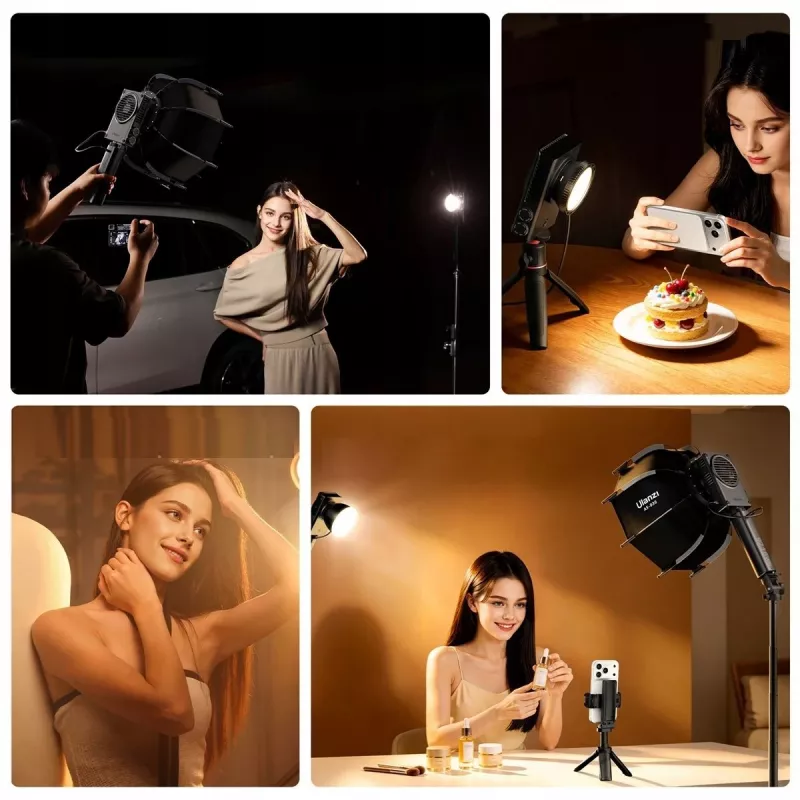 Ulanzi C01 LED Video Light 2700K-6500K con lente