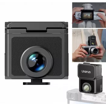 ULANZI Visor a la altura de la cintura Retro 28mm 35mm 50mm Cold Shoe Mount Black VF01 C090