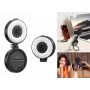 ULANZI LM23 Luz LED de vídeo con espejo y soporte MagSafe, 6W Bi-Color 2500K-9000K, batería 2000mAh, USB-C, Negro