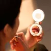ULANZI LM23 Luz LED de vídeo con espejo y soporte MagSafe, 6W Bi-Color 2500K-9000K, batería 2000mAh, USB-C, Negro