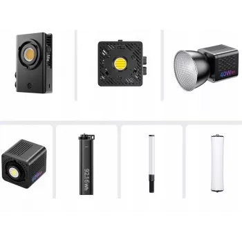 ULANZI RH-PD100W Adaptador de corriente USB-C 100W para CO1, EC65, 40W Pro RGB, 60WBG5, VL360, AL60, AL120