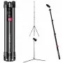 Ulanzi TT43II Mini trípode / pie de luz - 43 cm, carga 2 kg, Negro