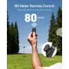 TELESIN Palo selfie trípode con mando a distancia Bluetooth 80m para GoPro Hero 13 12 11 10 9 Max Max2