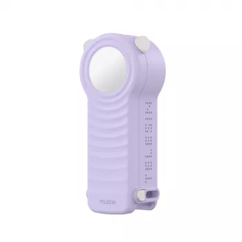 TELESIN Funda protectora rígida con correa para DJI Osmo Pocket 4 - Lila