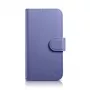 iCarer Wallet Case 2en1 para iPhone 14 Pro, funda tipo cartera de piel con bloqueo RFID, violeta claro (WMI14220726-LP)