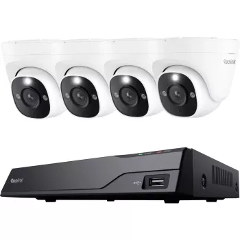 Reolink NVS8-12MD4 sistema de cámaras de seguridad NVR PoE 8 canales 12MP con 4 cámaras