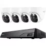 Reolink NVS8-12MD4 sistema de cámaras de seguridad NVR PoE 8 canales 12MP con 4 cámaras