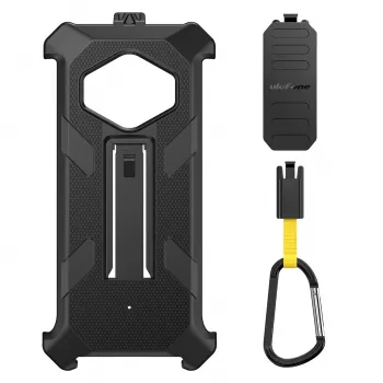 Ulefone RugKing 3 Pro funda protectora resistente con funda de cinturón - negro