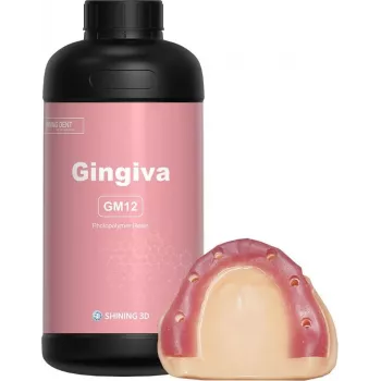 SHINING GM12 mascarilla gingival dental 1 kg resina 3D
