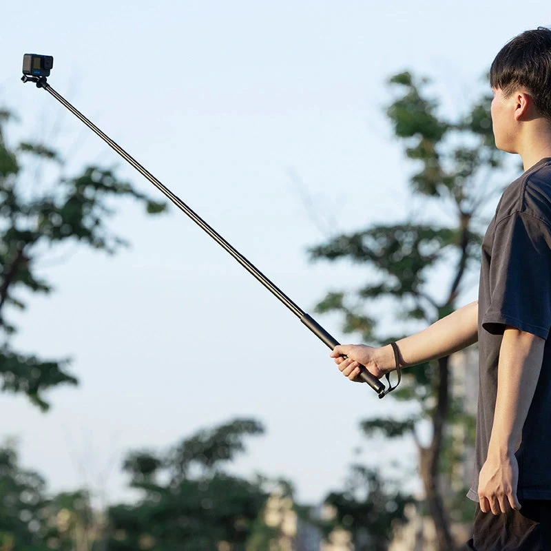Ulanzi MT-57 palo selfie con trípode y disparador Bluetooth, negro