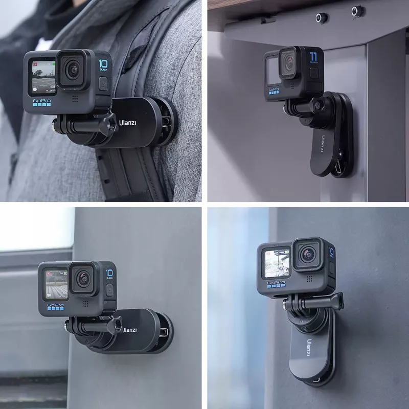 Ulanzi Go-Quick II clip giratorio 360° para GoPro / SJCAM / Xiaomi