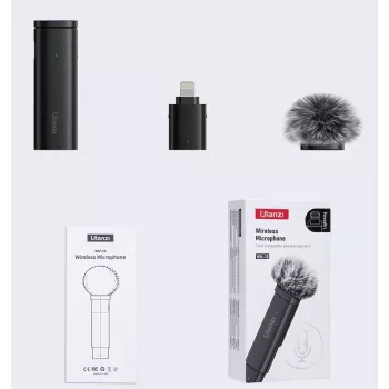 ULANZI WM-10-I micrófono lavalier inalámbrico Lightning