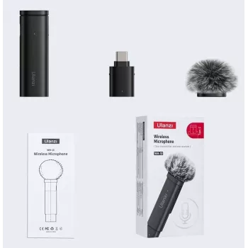 ULANZI WM-10-T sistema de micrófono inalámbrico USB-C