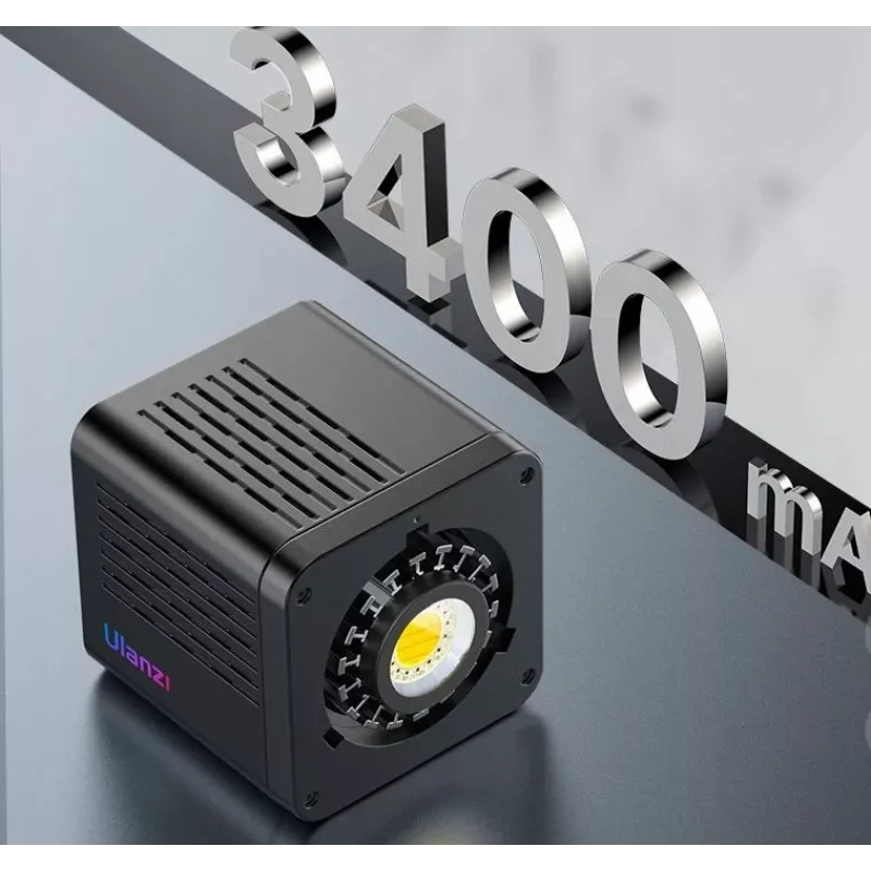 Luz de vídeo LED Ulanzi L024 40W RGB Bi-Color con montura de 1/4 pulgadas-20, 2500-6500K, CRI/TLCI >95