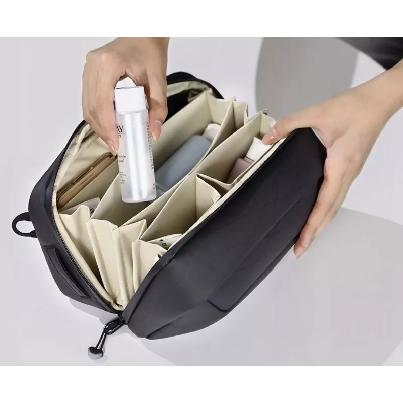 Ulanzi BT02 bolsa de almacenamiento multifunción / funda protectora para accesorios de cámara, cosmética, negra