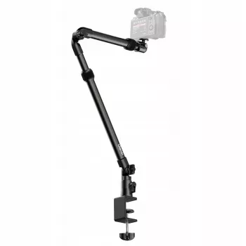 Ulanzi ZJ02 Super Clamp / pinza cangrejo con roscas de 1/4 de pulgada y 3/8 de pulgada, aleación de aluminio, Negro