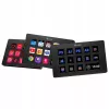 Ulanzi Stream Deck D200 Consola - 15 teclas programables, 3 diales, retroiluminación RGB, USB-C, interruptores mecánicos hot-swappable