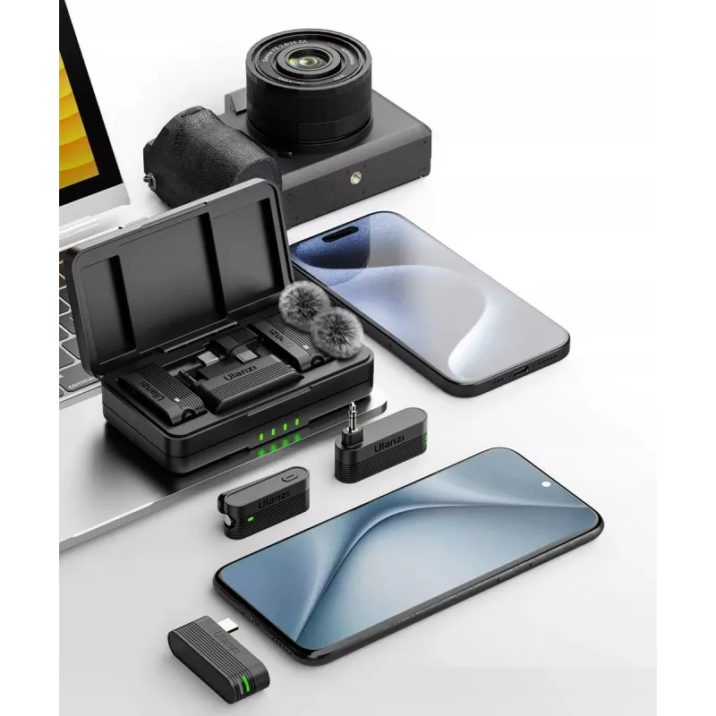 Micrófono inalámbrico Ulanzi A100 USB-C / USB-A / jack de 3,5mm