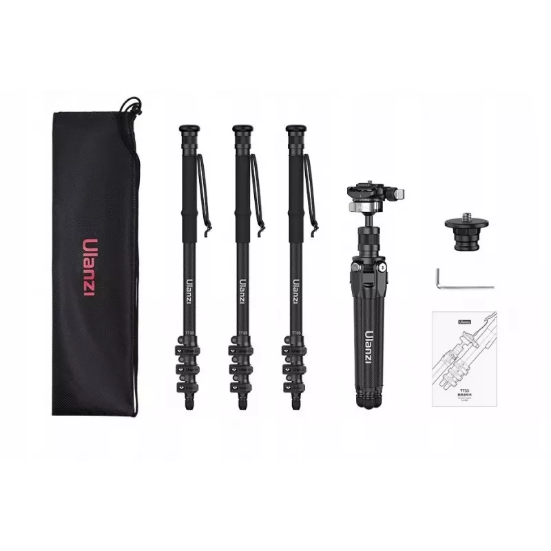 Trípode fotográfico profesional 5 en 1 Ulanzi TT35 T068 146cm carbono