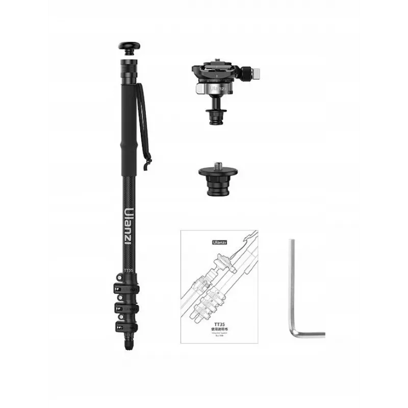 Monopié profesional de fibra de carbono ULANZI TT35 130 cm con rótula fluida para cámara DSLR
