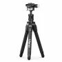 Mini trípode de fibra de carbono ULANZI TT35 28cm con rótula de bola, tornillo de 1/4 de pulgada, placa Arca-Swiss, para DSLR/sin espejo/cámara de acción/smartphone, Negro
