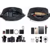 Bolsa bandolera de viaje Ulanzi PB038 V2 - Negro, 7L, resistente al agua