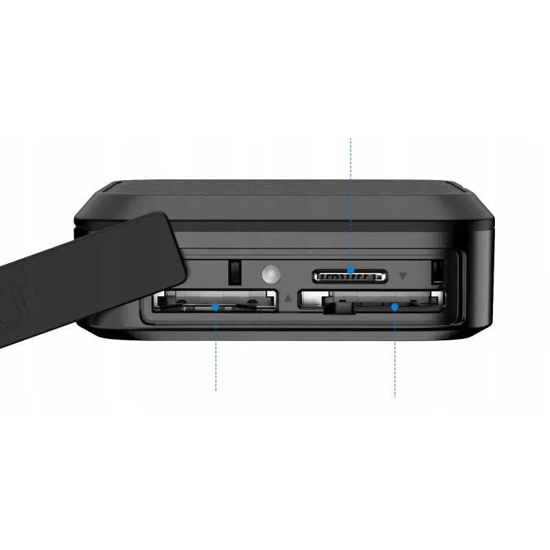 Estuche para tarjetas de memoria Ulanzi CRC10 13 ranuras + lector de tarjetas 3 en 1 10 Gbps CFexpress Type A SD microSD