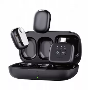 Set de transmisión de audio inalámbrica Ulanzi A30 Tiny - USB-C, Negro