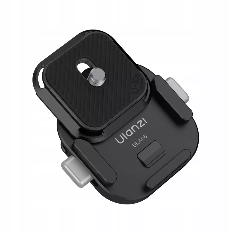 Correa de cuello y hombro para cámara Ulanzi UKA06 con placa de liberación rápida, compatible con Arca-Swiss, tornillo de 1/4 de pulgada-20, Negro