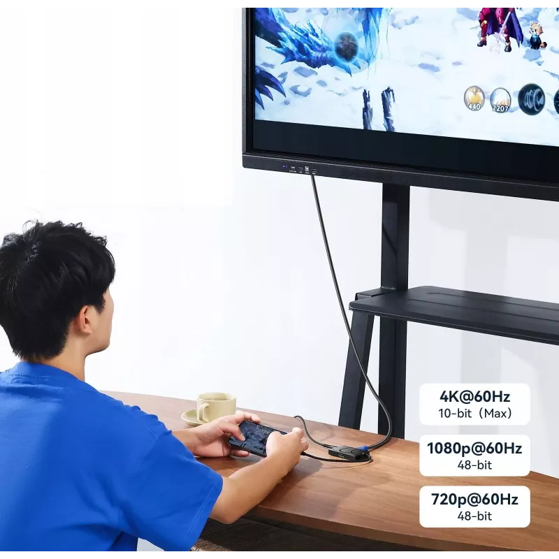 Hub USB-C 4 en 1 ULANZI H1 con HDMI 4K y 3x USB-C PD 3.0 10Gbps