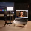 Luz de relleno LED RGB ULANZI K6500 9W con fijación magnética, control por app Bluetooth, pantalla OLED