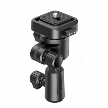 Adaptador de montura de liberación rápida ULANZI F38 con espiga de 16 mm y receptáculo de pasador de 12 mm, tornillo de 1/4 de pulgada-20, Negro