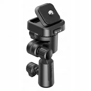 Adaptador de montura de liberación rápida ULANZI F38 con espiga de 16 mm y receptáculo de pasador de 12 mm, tornillo de 1/4 de pulgada-20, Negro