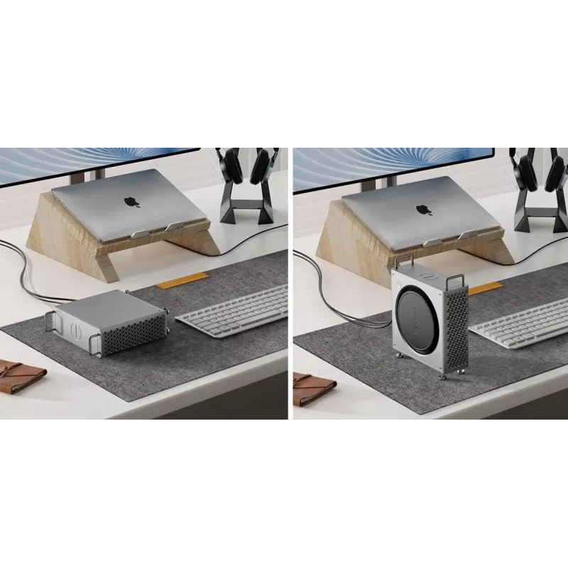 Estación de acoplamiento Ulanzi QT01 para Mac Mini - Space Gray