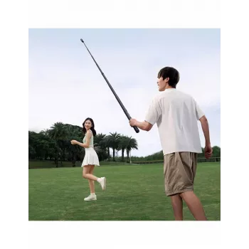 Ulanzi VL02 Palo selfie / monopié de fibra de carbono 2,7 m con soporte para móvil y adaptador GoPro